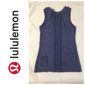 Lululemon Ruffle Back Tank 💙